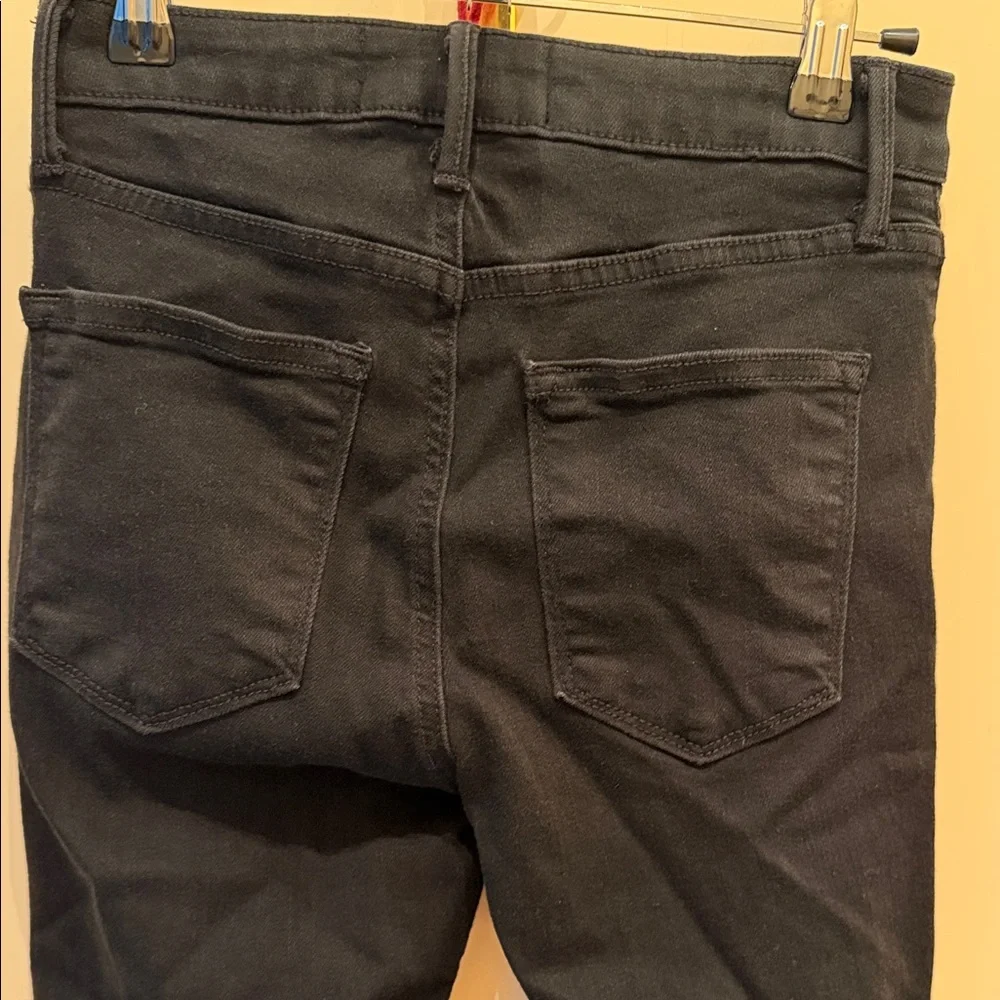 Just Black Women's High-Rise Black Crop Flare Jeans - Picture 8 of 9